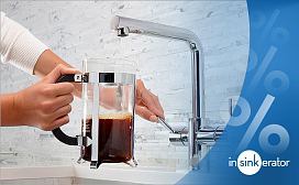 Специальная цена на систему мгновенного приготовления кипячёной воды AQUAHOT ISE F-H4N1-C-1-J