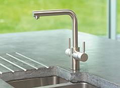 Кран горячей и холодной воды InSinkErator AquaHot F-H3N1-BR-1