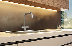 Смеситель горячей и холодной воды InSinkErator AquaHot F-H4N1-C-1-U