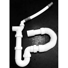 Сифон для мойки с одной чашей К1Ч