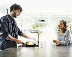 Смеситель горячей и холодной воды InSinkErator AquaHot F-H4N1-C-1-L